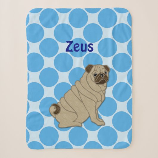 plaid sherpa pug (Devant)