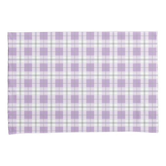 Plaid Standaard Grootte Kussensloop Set (Voorkant-Rechts)
