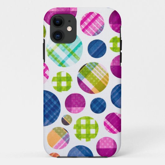 Plaid Stippen Case-Mate iPhone Case (Achterkant)
