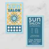 plaid sun salon visitekaartje (Voorkant / Achterkant)