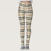 Plaid - Tan - Emo - Leggings (Devant)