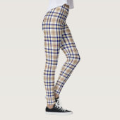 Plaid Tan Navy Rood XDIY BG Wit Leggings (Rechts)