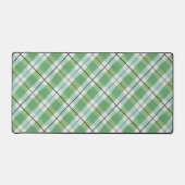 Plaid Tartan Blanc Vert Anglais (Recto)