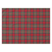 Plaid Tartan Stewart Red Rustic Tafelkleed (Voorkant (Horizontaal))