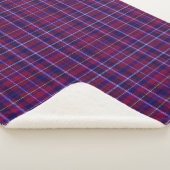 Plaid Tarten Maroon et bleu (3/4)