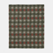 Plaid van dennennaald fleece deken (Voorkant)