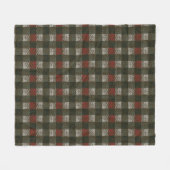 Plaid van dennennaald fleece deken (Voorkant (Horizontaal))