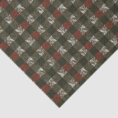 Plaid van dennennaald tissuepapier (Detail)