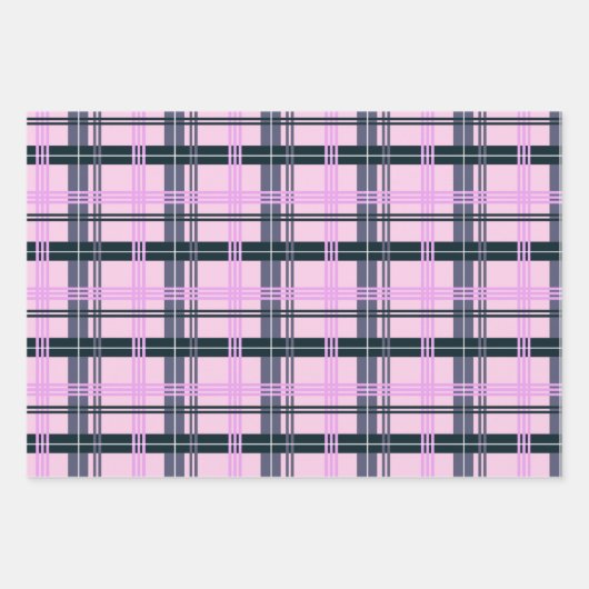 Plaid Verpakkend Document Vlak Blad (Gemengde Reek Inpakpapier Vel (Voorkant 2)