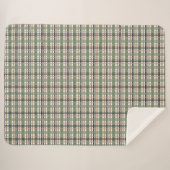 Plaid vert rustique (Devant (Horizontal))
