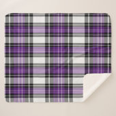 Plaid Violet Et Noir (Devant (Horizontal))