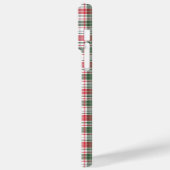Plaid Winter Vakantie Kerstmis Naam Gepersonalisee Case-Mate iPhone Case (Achterkant / Links)
