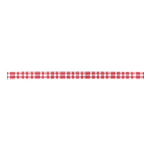 Plaid Wit Rood Check Rustic Lint (Voorkant)