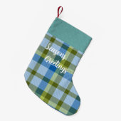 Plaid With Pattern  Kleine Kerstsok (Voorkant (Hangend))