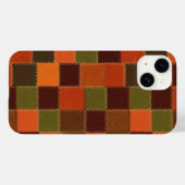 Plaids-geruite namaak patchwork Case-Mate iPhone case (Achterkant (horizontaal))