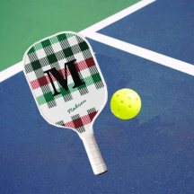 Plaids Preppy Kleuren Douanemonogram & Naam