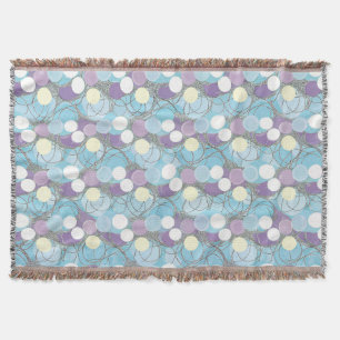 Plaids Tissés Jeté de Couverture Nuages Bulles Rêv
