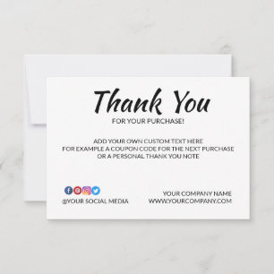 Plain Aangepaste Logo placeholder Bedankt