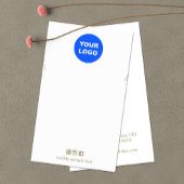 Plain Ajouter Votre Logo Collier Bracelet Carte d'