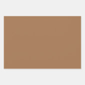 Plain amandelsuiker Henna bruin tinten 3 tinten Inpakpapier Vel (Voorkant)