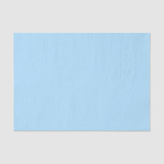 Plain Baby Blue Solid Color Tissuepapier