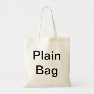 Plain Bag Tote Bag