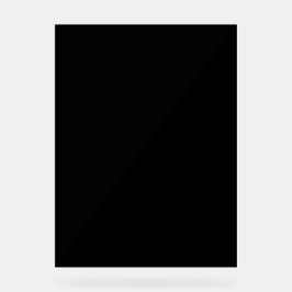 Plain Black 18 "x24" Acryl Trouwstoel Grafiek Acryl Bord