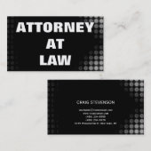 Plain Black Attorney at Law Visitekaartje (Voorkant / Achterkant)