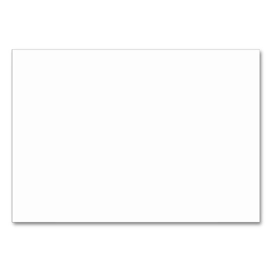 Plain Blank White Landschap Wedding Kaart (Voorkant)