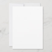 Plain Blank Witte Verjaardag Party Uitnodiging (Voorkant)