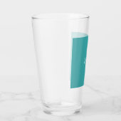 Plain Blue Green Modern Minimalistisch Glas (Rechts)
