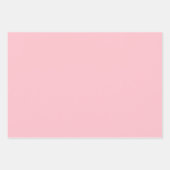 Plain Classic Bubble Gum Meloen Roze tinten 3 tint Inpakpapier Vel (Voorkant 2)