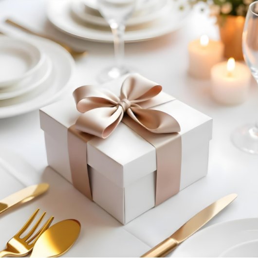 Plain Color Bohemian Beige Satin Ribbon Lint