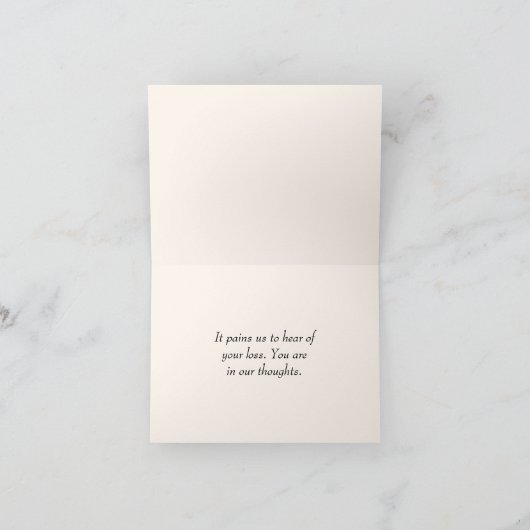 Plain condoleense kaart (Binnen)