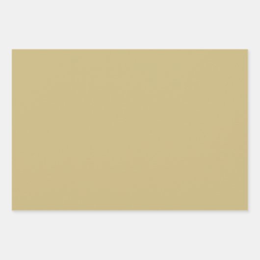 Plain Dull Desert Moss Bruine tinten 3 tinten Inpakpapier Vel (Voorkant 2)