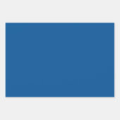 Plain Electric Royal Midnight Blue Shades 3 Tones Inpakpapier Vel (Voorkant)