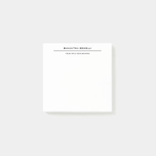 Plain Elegant Attractive Minimalist Post-it® Notes