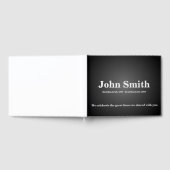 Plain, Elegant begrafenis / Memorial gastenboek (Volledig)