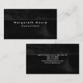 Plain Elegant Grey Black Brick Professional Visitekaartje (Voorkant / Achterkant)