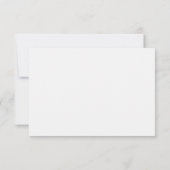 Plain Elegant Modern minimalist Bedankkaart (Achterkant)