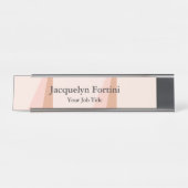 Plain Elegant Modern minimalist Bureau Naambordje (Voorkant)