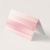 Plain Elegant Modern Roze Minimalist Visitekaartjes (Achterkant)