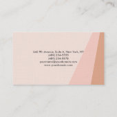 Plain Elegant Premium Linen minimalist Visitekaartje (Achterkant)