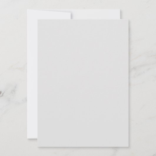 Plain Elegant Simple Silver Grey Cross Baptisme Kaart (Achterkant)