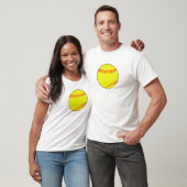 Plain en Simple Fasch Softball Mannen T-Shirt (Unisex)
