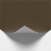 Plain Espresso Bruin Kleur Tone Cadeaupapier (Hoek)