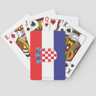 Plain Flag Kroatië Pokerkaarten