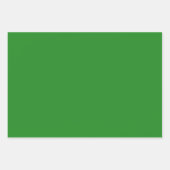 Plain Forest Donkergroene tinten 3 tinten Inpakpapier Vel (Voorkant)