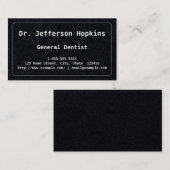 Plain General Dentist Visitekaartje (Voorkant / Achterkant)