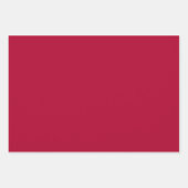 Plain Glory Crimson Wijnkastanjebruin tinten 3 tin Inpakpapier Vel (Voorkant 2)